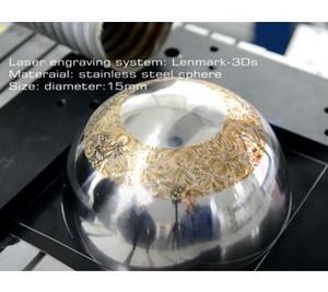 [ Feeltek ]<br> Stainless Steel Sphere<br> 3D Surface Laser Engraving